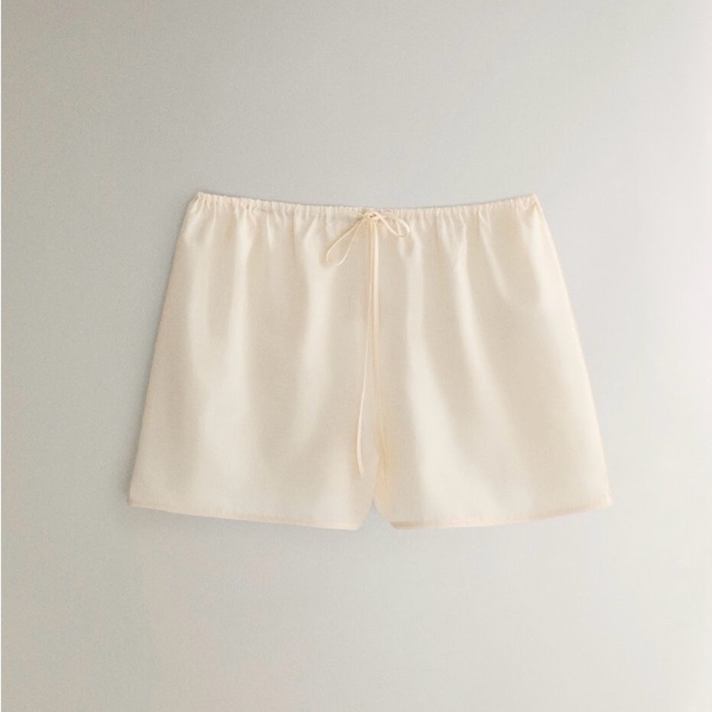 Zara Home Silk Cotton Shorts - Picture 2 of 5